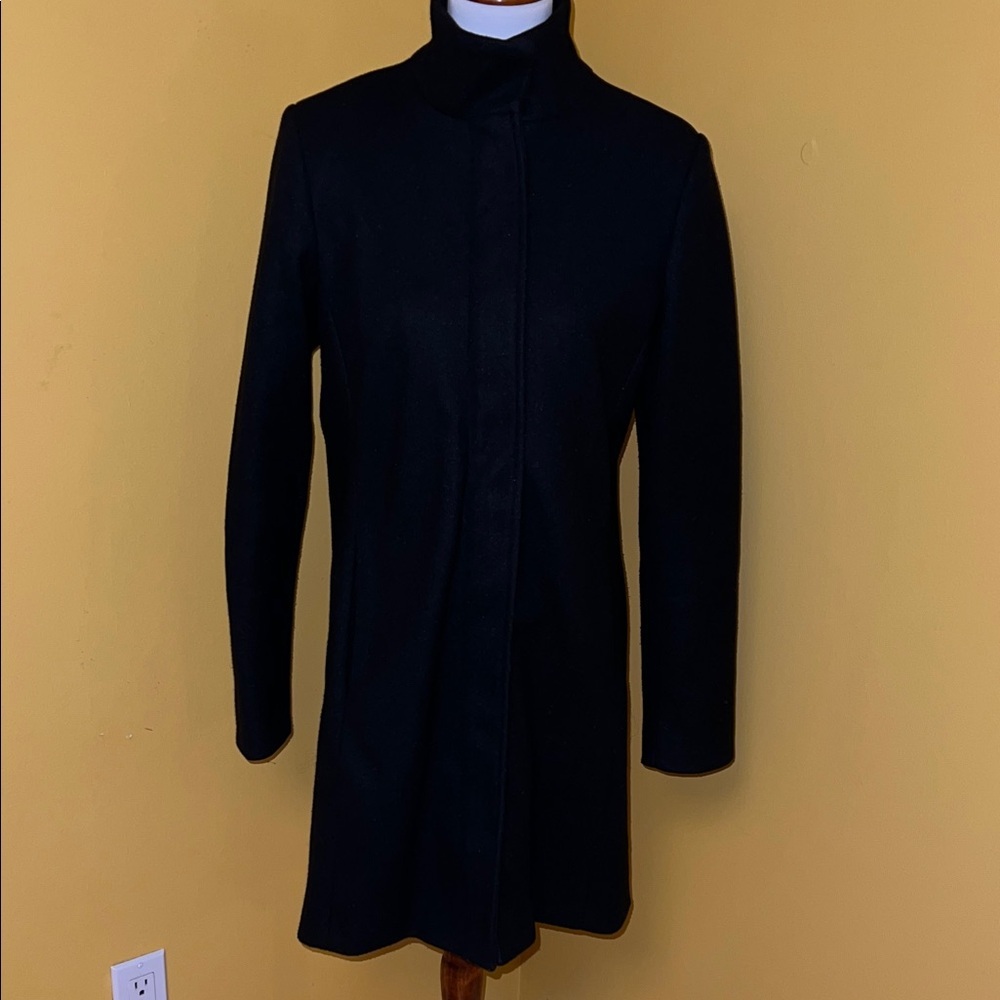 Old Navy Women's Black Trench Coat
